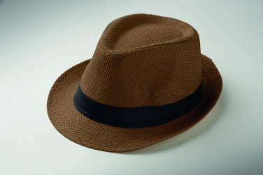 Logotrade profilreklam bild: Hatt av pappersstrå
