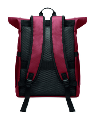 Logotrade profilreklam bild: Rolltop dataryggsäck 600D