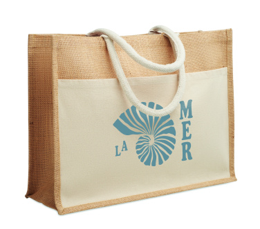 Logotrade profilprodukter bild: Kasse i bomull/jute 280gsm