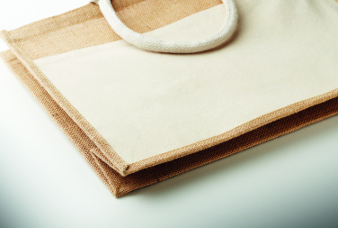 Logotrade profilprodukter bild: Kasse i bomull/jute 280gsm
