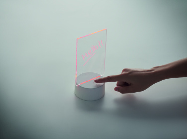 Logotrade profilreklam bild: LED-belyst memoskylt