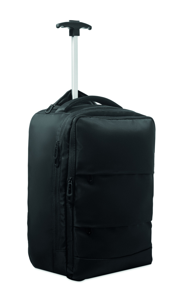 Logotrade reklamprodukter bild: Trolleyryggsäck i 290T RPET