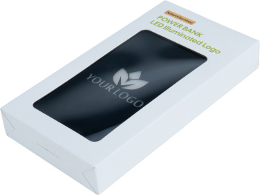 Logotrade profilreklam bild: Powerbank 5000 mAh med upplyst logotyp