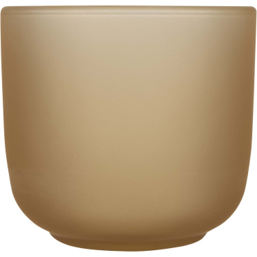 Logotrade profilreklam bild: Male serveringsbricka i trä och set med glasmuggar