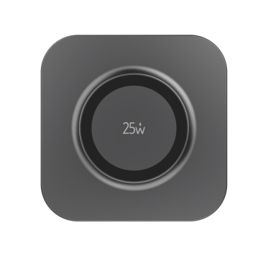 Logotrade reklamprodukter bild: Quantom ultrasnabb 25 W magnetisk trådlös laddningsplatta