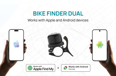 Logotrade presentreklam bild: Bike Finder Dual RCS cykelklocka med global spårning