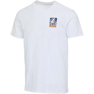 Logotrade reklamprodukter bild: Azurite 160 g/m² kortärmad unisex-T-shirt av ekologiskt OCS-material