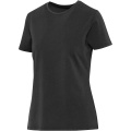 Nanaimo 160 g/m2 kortärmad tvättad T-shirt för dam, Svart