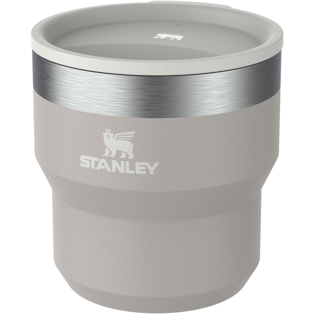 Logotrade reklamprodukter bild: Stanley Stay Hot 295 ml rostfritt stål isolerad stapelbar campingmugg